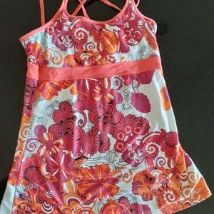 Floral Prana workout tanktop